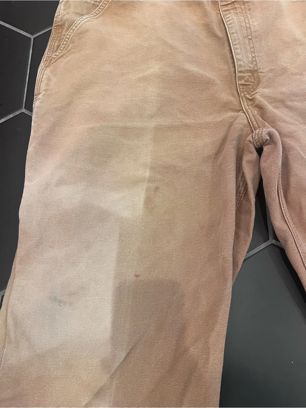 Vintage Carhartt Men's Relaxed Work Pants Cotton Canvas Worn in Distressed 40/32